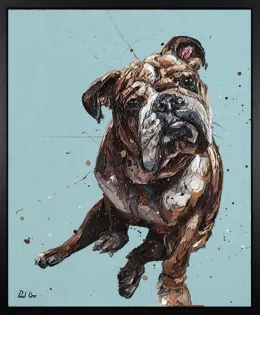 Roscoe - Canvas - Artist Proof Black Framed - Framed Box Canvas