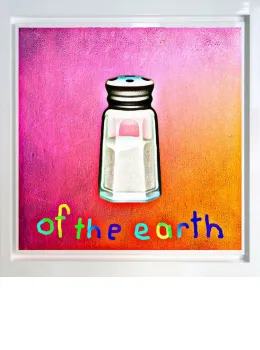 Salt Of The Earth - Canvas - White Framed