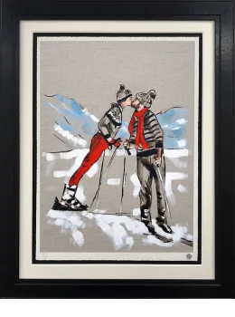 See You On The Slopes - Sketch - Black Framed