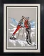 See You On The Slopes - Sketch - Black Framed