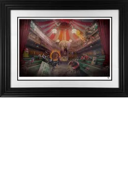 Send In The Clowns - Black Framed