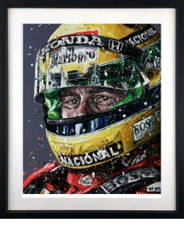 Senna 2018 - Artist Proof Black Framed