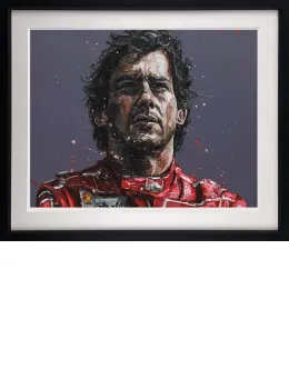 Senna 24th Anniversary Commemorative - Black Framed