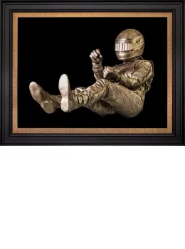 Senna La Rascasse - 3D Lenticular (Ayrton Senna) - Black Framed