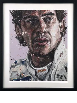Senna Williams 18 - Artist Proof Black Framed