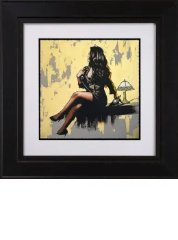 SHE E.O. - Study - Gold Metallic -  Black Framed