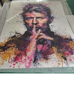 She Says Shhhh (Artist Edition) - Black Framed