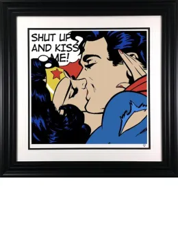 Shut Up And Kiss Me - Black Framed