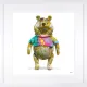 Silly Old Bear... - White Background - Regular Size - White Framed