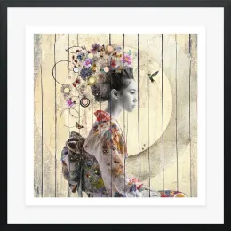 Silver Rain - Paper Edition - Framed