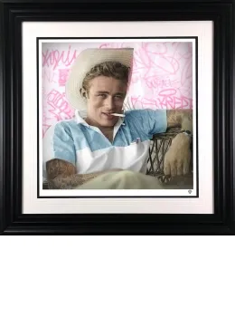 Smoking Gun - James Dean (Colour) - Black Framed