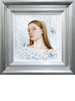 Softness - Silver-Blue Framed