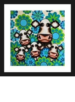 Some Mothers Do Ave Em - Black Framed