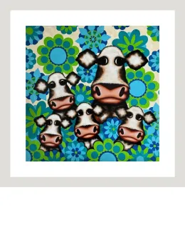 Some Mothers Do Ave Em - White Framed
