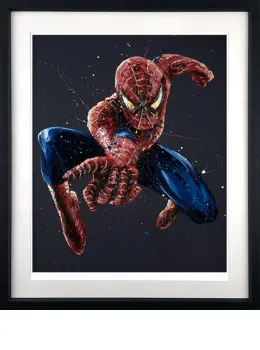 Spiderman 14 - Black Framed