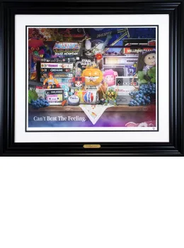 Still Life II (With Garfield) - Black Framed