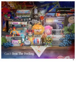 Still Life II (With Garfield) - Mounted