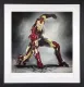 Superhero Landing - Black Framed