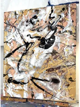 Symphony - Original On Aluminium - Framed