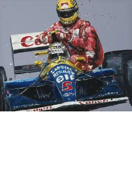 Taxi For Senna - Mounted