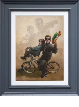 Terminator Too - Canvas - Grey Framed