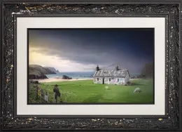 The Approaching Storm - Lenticular - Paint Splatter Framed