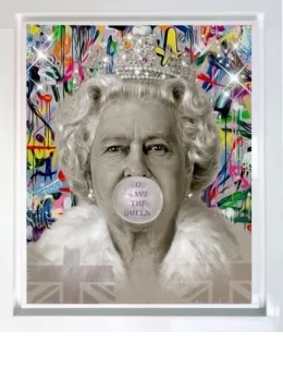 The Boss - White Framed