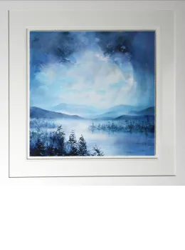 The Dawn Of Hope - Paper - White Framed
