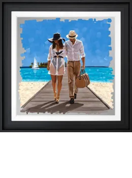 The Great Escape - Embellished Aluminium - Black Framed