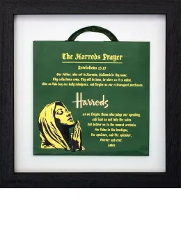 The Harrods Prayer - Artist Proof - Framed