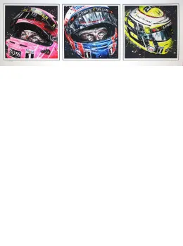 The Journey - Triptych - Mounted