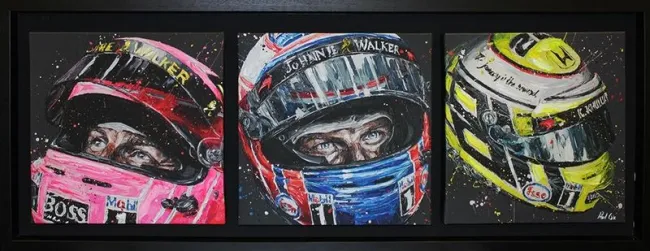 The Journey - Triptych (Jenson Button) The Journey - Triptych (Jenson Button)
