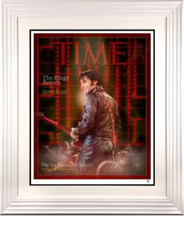The King's Return - White Framed