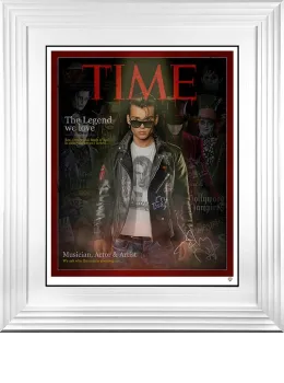 The Legend We Love - White Framed
