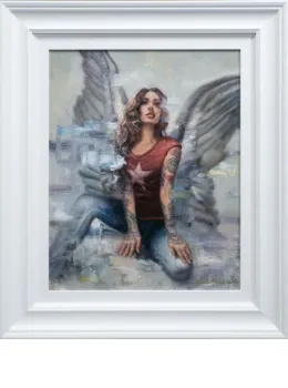 The Lookout - White Framed