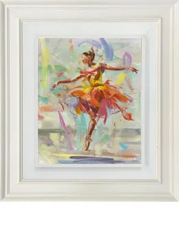 The Melody Of Freedom - Miniature - Cream Framed