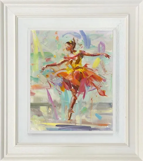 The Melody Of Freedom - Miniature - Cream Framed