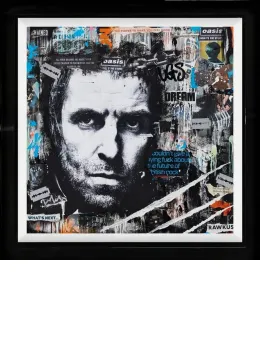 The Mirror And The Razor Blade - Black Framed