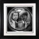 The Path Of The Righteous Man (Black & White) - Black Framed