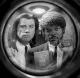 The Path Of The Righteous Man (Black & White) - Mounted