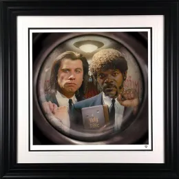 The Path Of The Righteous Man - Colour - Black Framed