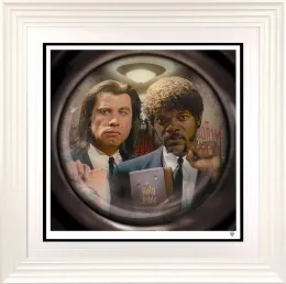 The Path Of The Righteous Man - Colour - White Framed