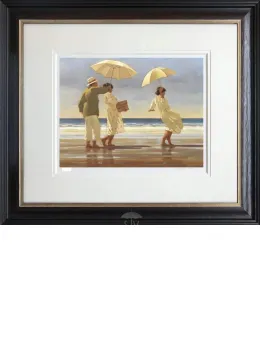The Picnic Party (Large) - Black Framed