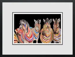 The Savannah Stripes - Paper - Framed