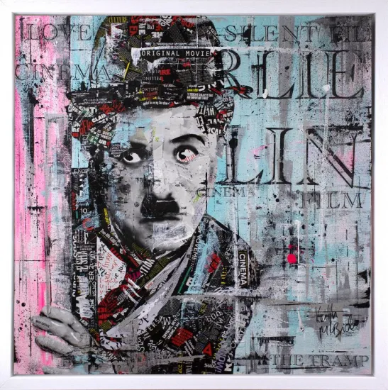 The Tramp - Limited Edition - White Framed