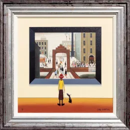 L. S. Lowryish - The Workers - Limited Edition - Framed