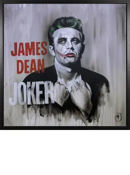 They're Tearing Me Apart - Original - Black Framed - Framed Box Canvas