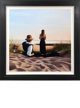 Thinking It Over - Canvas - Black Framed