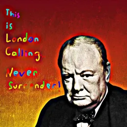 This Is London Calling - Paper - White Framed