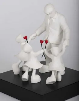 Three Times the Love - Sculpture